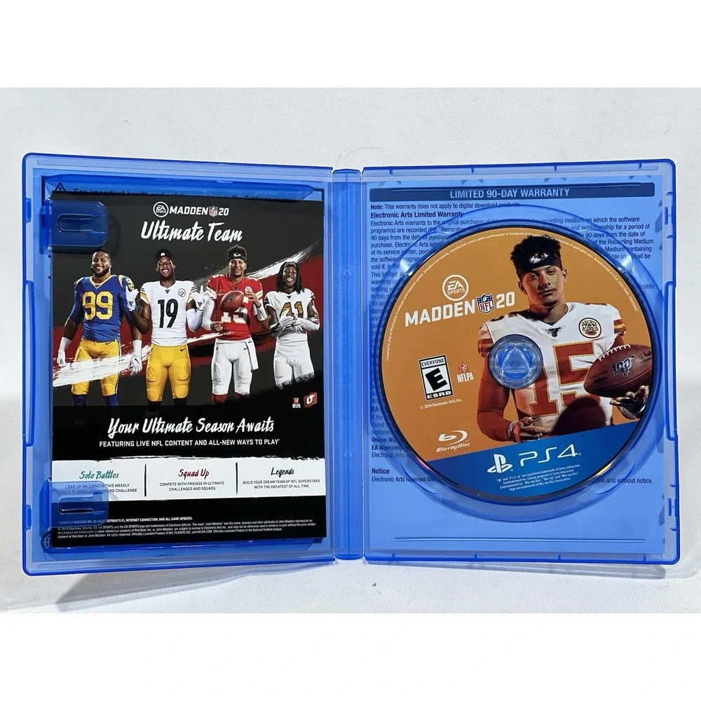 Madden NFL 20 PS4 Football Video Game EA Sports PlayStation 4‎ Tested